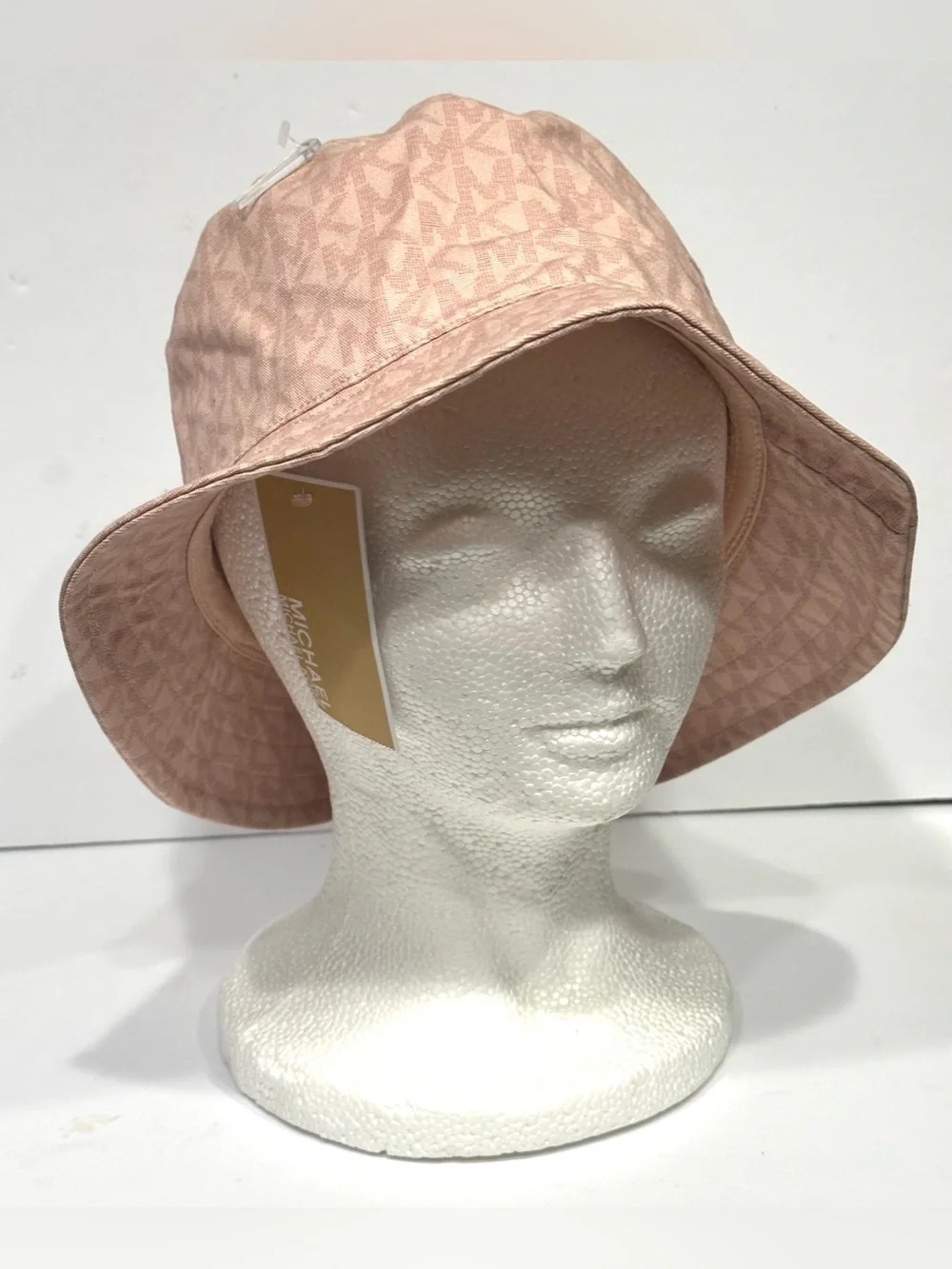 MICHAEL KORS Women’s Size S/M Bucket Hat PINK Signature MK Logo